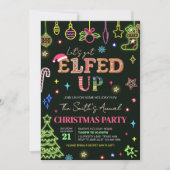 Lasst uns Weihnachts-Party erledigen Einladung (Vorderseite)