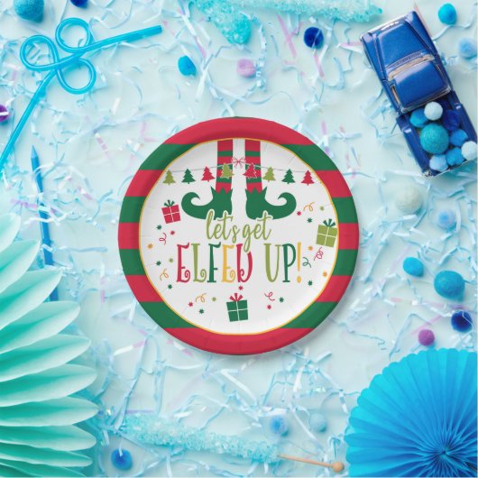 Lasst uns Weihnachts-Party (WH) aufgeben Pappteller (Party)