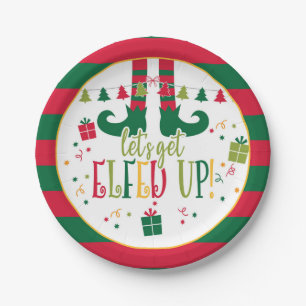 Lasst uns Weihnachts-Party (WH) aufgeben Pappteller