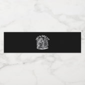 Lasst uns Weihnachts-Weihnachtsfeiern genießen Wasserflaschenetikett (Einzelnes Label)