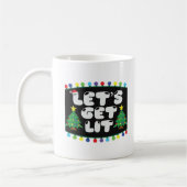 Lasst uns Weihnachtsbaum Merry Funny Jokes Sat. Kaffeetasse (Links)