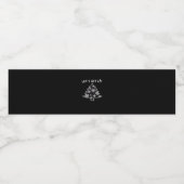 Lasst uns Weihnachtsbaum Weihnachtslicht Essent er Wasserflaschenetikett (Einzelnes Label)