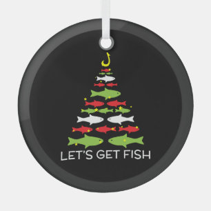 Lasst uns Weihnachtsdesign für den 25. Dezember be Ornament Aus Glas