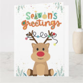 Lasst uns Weihnachtskarte essen Karte (Vorderseite)