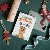 Lasst uns Weihnachtskarte essen Karte