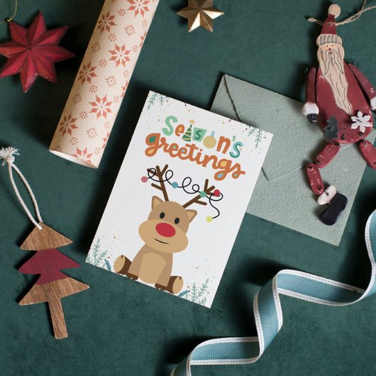 Lasst uns Weihnachtskarte essen Karte