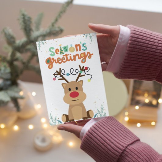 Lasst uns Weihnachtskarte essen Karte