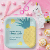 Lasst uns wie ein Ananas Party machen Pappteller (Party)