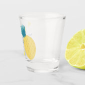 Lasst uns wie ein Ananas Party machen Schnapsglas (Rechts)