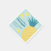 Lasst uns wie ein Ananas Party machen Serviette (Ecke)