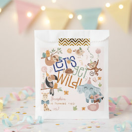 Lasst uns wilde Safari-Tiere Kindergeburtstag Part Geschenktütchen