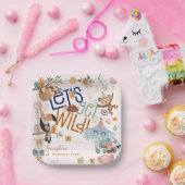 Lasst uns wilde Safari-Tiere Kindergeburtstag Part Pappteller (Party)