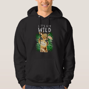 Lasst uns wilde Zoo-Tiere-Safari-Party im Zoo feie Hoodie