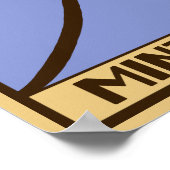 Lasst uns winzige, frische Retro-Werbung machen Poster (Ecke)