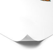 Lasst uns Wrastle: Retro Western Cowgirl & Alligat Poster (Ecke)