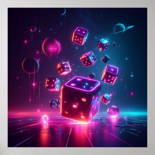 Lasst uns Würfel spielen! Poster (Vorne)