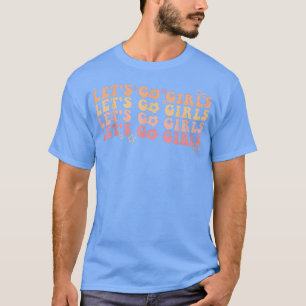 Lasst uns zu den Girls gehen Blumenbride Bri Jungg T-Shirt