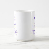 "Lasst uns Zuhause Bleibe" Kaffee-Tasse Kaffeetasse (Mittel)