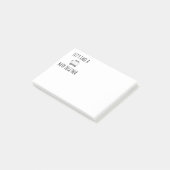 Lasst uns zusammen baden post-it klebezettel (angewinkelt)