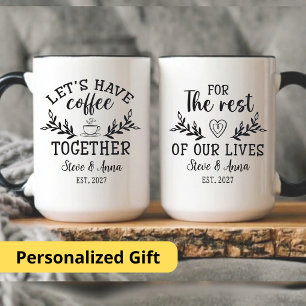 Lasst uns zusammen Kaffee trinken, Geschenk für Eh Tasse