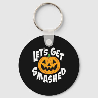 Lasst uns zusammengestrichen lustiges Halloween Pu Schlüsselanhänger