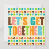 Lasst uns zusammenkommen! einladung (Vorderseite)