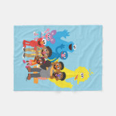 Lasst uns zusammenkommen fleecedecke (Vorderseite (Horizontal))