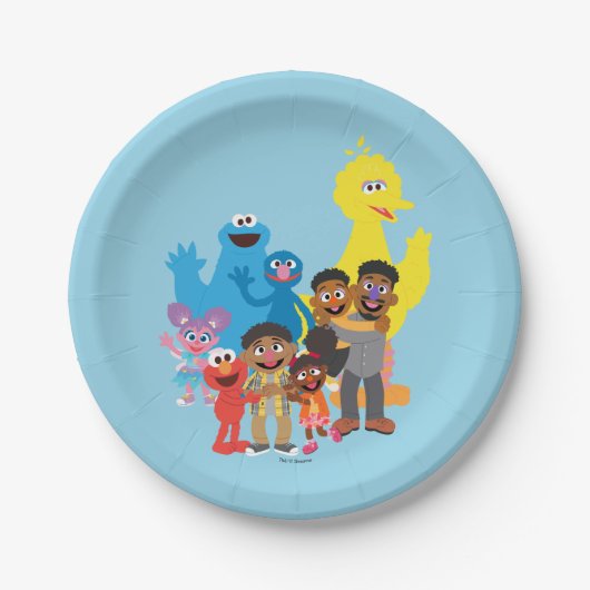 Lasst uns zusammenkommen pappteller (Vorderseite)