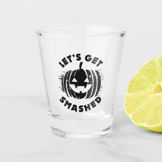 Lasst uns zusammenstoßen | Funny Drink Quote Hallo Schnapsglas (Vorderseite)