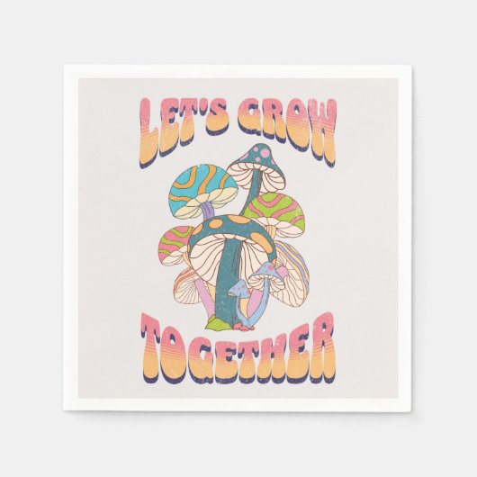 Lasst uns zusammenwachsen serviette (Vorderseite)