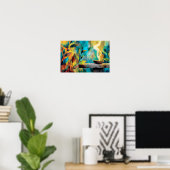 Lasst unseren Lobpreis aufsteigen Poster (Heimbüro)