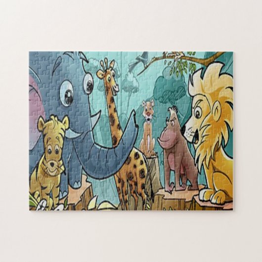 Lässt zum Zoo gehen - Puzzlespiel Puzzle (Horizontal)