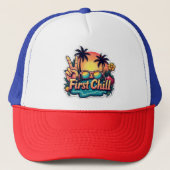 Last Bell First Chill Summer Hat Truckerkappe (Vorderseite)