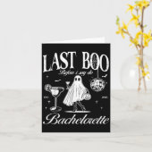 Last Boo Before I Say Do Bride Ghost Bachelorette Karte (Gelbe Blume)