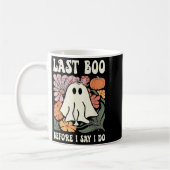 Last Boo Before I Say I Do Ghost Wedding Bachelore Kaffeetasse (Links)