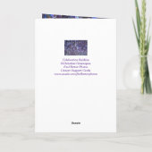 Last Chemo Celebration Bubbles Karte (Rückseite)