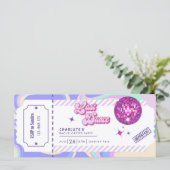 Last Dance Disco Junggeselinnen-Abschied Einladung (Stehend Vorderseite)