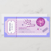 Last Dance Disco Junggeselinnen-Abschied Einladung (Vorderseite)