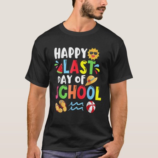 Last Day Of School Hope Your Summer Magical Rainbo T-Shirt (Vorderseite)