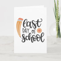 Last day of school