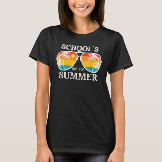 Last Day Of School Teacher Schools Out For Summer T-Shirt (Vorderseite)