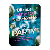 Last Disco Bachelorette Party Magnet (Vertikal)