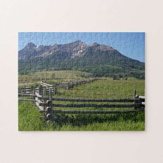 Last Dollar Ranch Road San Juan Range Colorado Puzzle (Horizontal)