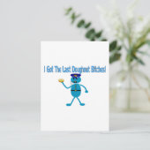 Last Doughnut Postkarte (Stehend Vorderseite)