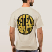 Last Exit Music Factory- Kreis-Logo T-Shirt (Rückseite)
