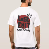 Last Exit Music Factory- Kronen-Logo T-Shirt (Rückseite)