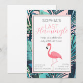 Last Flamingle Einladung (Vorne/Hinten)