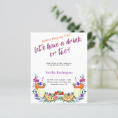 Last Flying Fiesta Cocktails Tacos Bachelorette (Stehend Vorderseite)