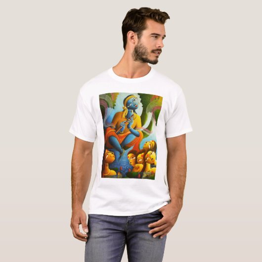 Last Krishna Entwurfs-T - Shirt (Vorne ganz)