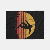 Last Minute Fire and Ice Halloween Match Fleecedecke (Vorderseite (Horizontal))